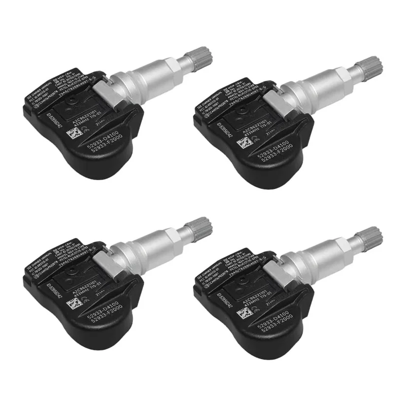 4 шт. для Hyundai Avante Kona Elantra I30 N KAUAI TPMS датчик давления в шинах 433 МГц 2017-2019 52933F2000 автомобильные аксессуары 4 шт. для Hyundai Avante Kona Elantra I30 N KAUAI TPMS датчик давления в шинах 433 МГц 2017-2019 52933F2000 автомобильные аксессуары