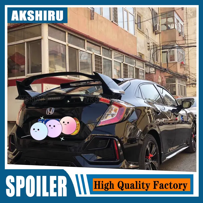 

Suitable for Honda 10th Civic 2016, 2017, 2018, 2019 2020 CIVIC spoiler, hatchback Civic JDM modified rear wing top wing