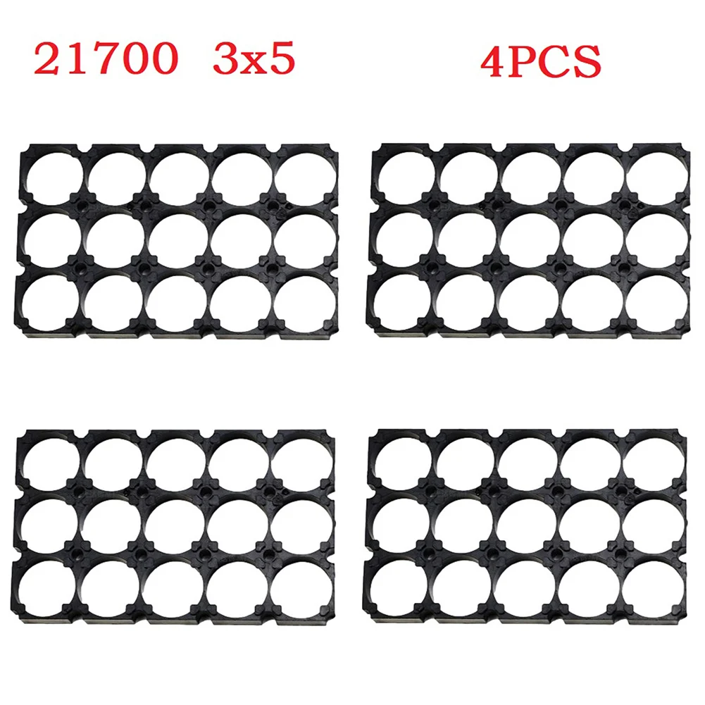 

4PCS 21700 Battery DIY Stand Plastic Frame Bracket For Holding Battery Packs Double DIY Battery Plastic Bracket Battery Holder