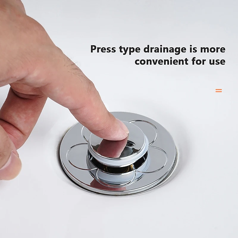 

Универсальное быстрое сито для раковины из нержавеющей стали с защитой от засорения