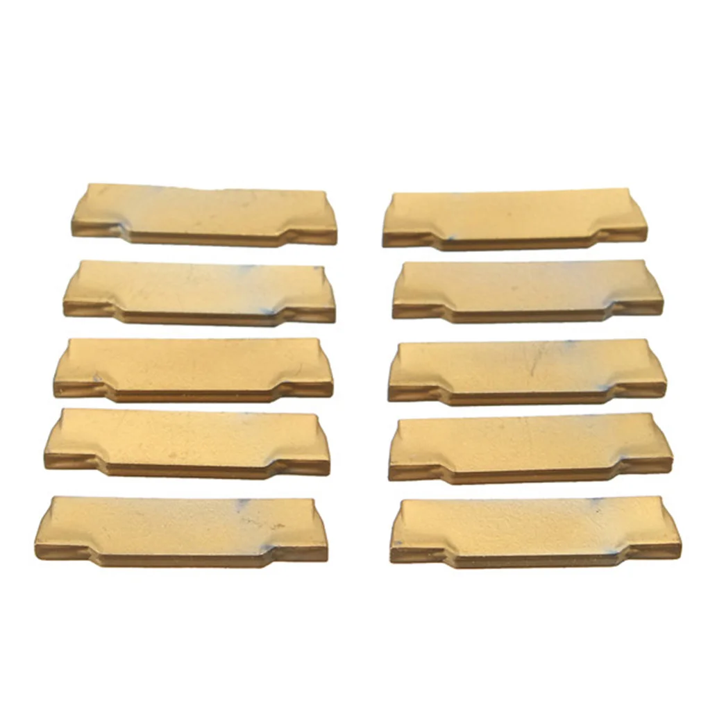 

10Pcs MGMN150-G CNC Carbide Inserts Replacement for MGEHR MGIVR Lathe Grooving Turning Tool