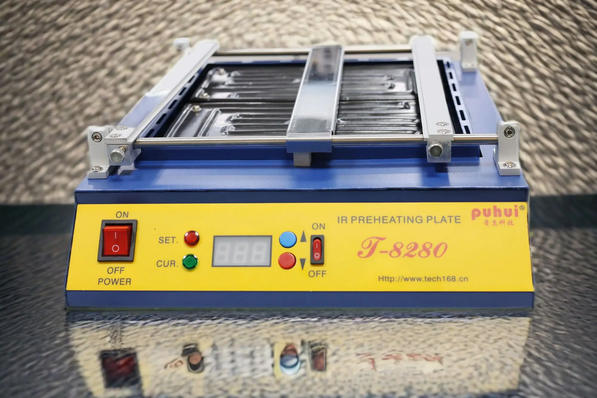 PUHUI T-8280 Предогреватель печатной платы профессиональная ИК-прегревательная