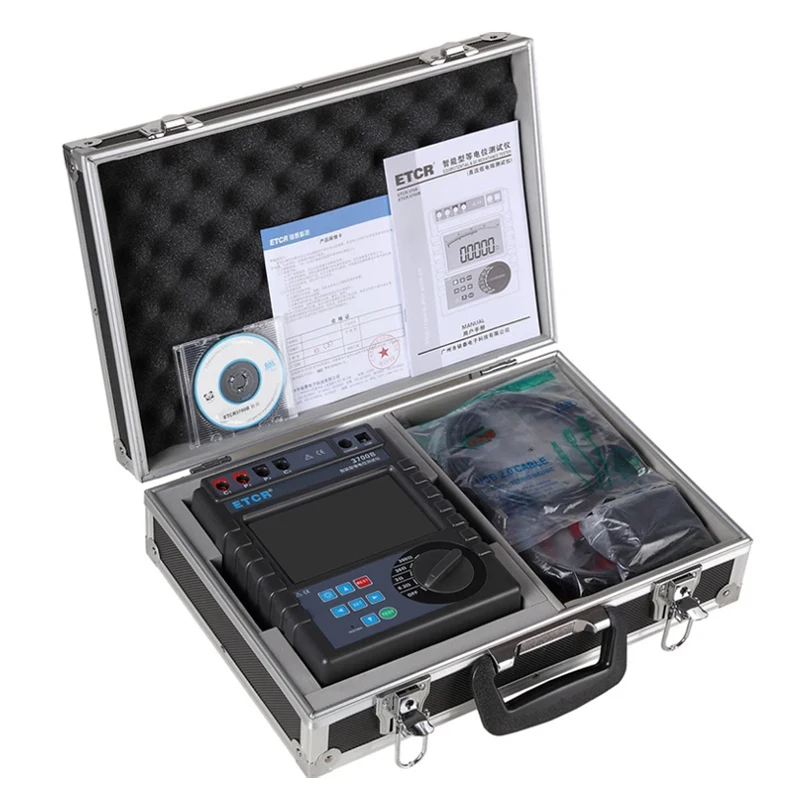 ETCR3700 Интеллектуальный тестер оборудования Тестер низкого сопротивления