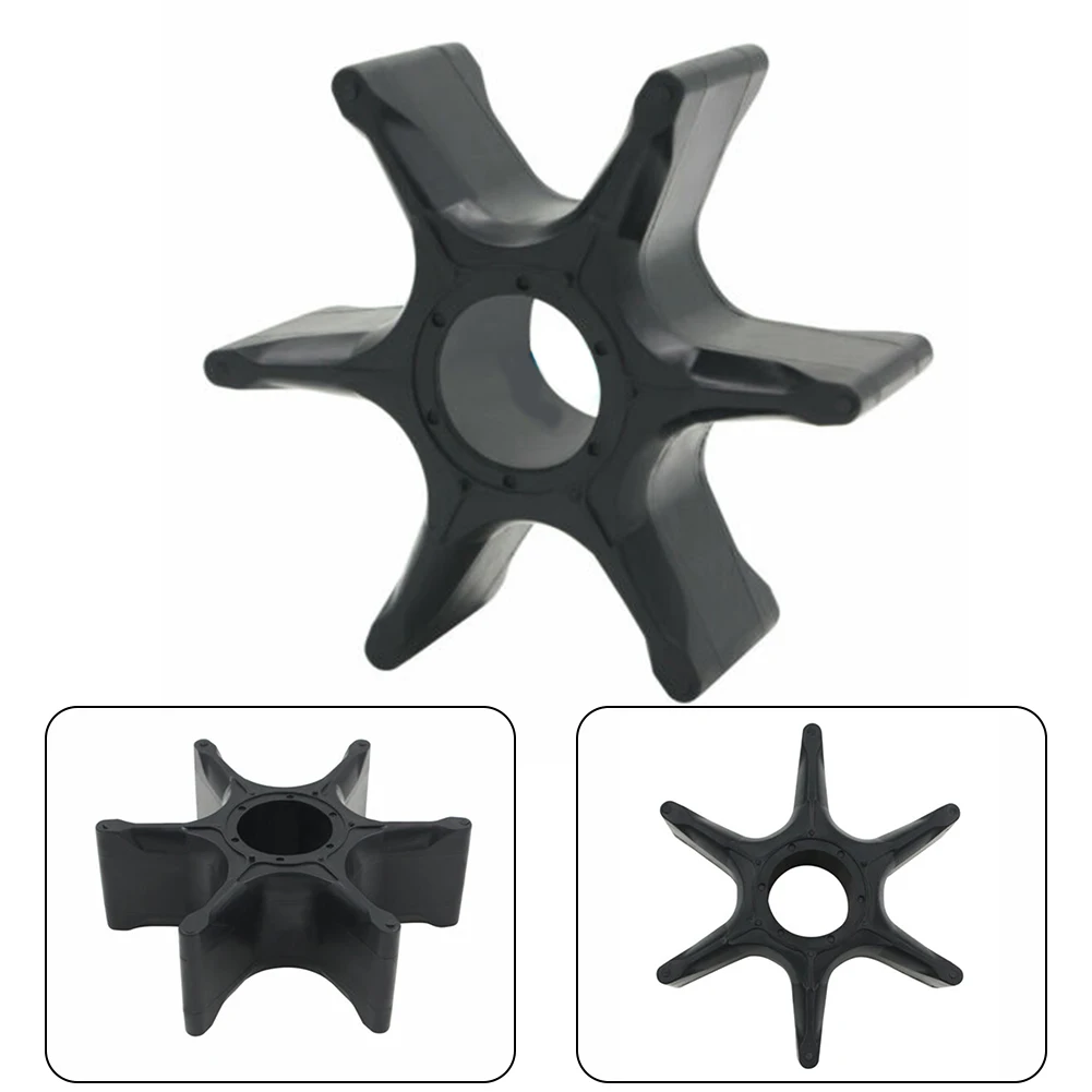 

For Outboard F115 F150 F200 F225 F250 Water Pump Impeller 6E5-44352-01-0 Black Impeller 6 Blades 6E5-44352-01 Durable