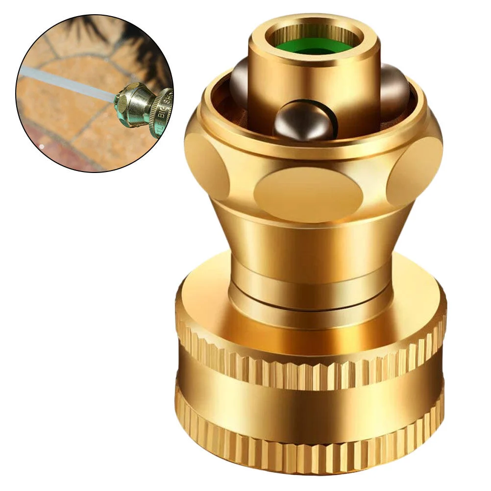 

Sprinkler Head High Pressure Nozzle Adjustable Sprayer Power Hose Brass CAR WASH