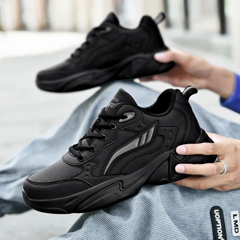 Elderly Shoes For Men Brands 2024 Chaussures Legitimate Leather Shoe Surf Footwear Shies Luxury Brand Sneakers Tennis