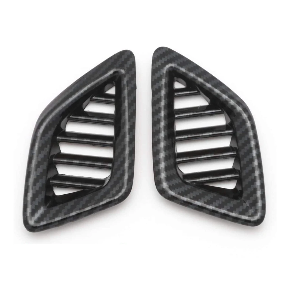 

Для Honda Accord 2018-2022 крышка выпускного отверстия вентиляционного отверстия переменного тока молдинг отделка рамка углеродное волокно ABS Декор ...