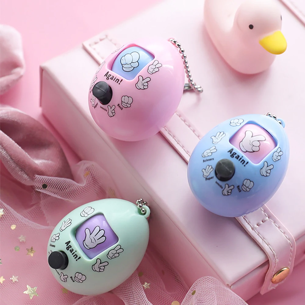 

Мини-приспособление Mora, светлая игра в пальцы, бумажные ножницы для рок-игр, круглая игрушка в виде яйца, нежный и забавный брелок для ключей,...