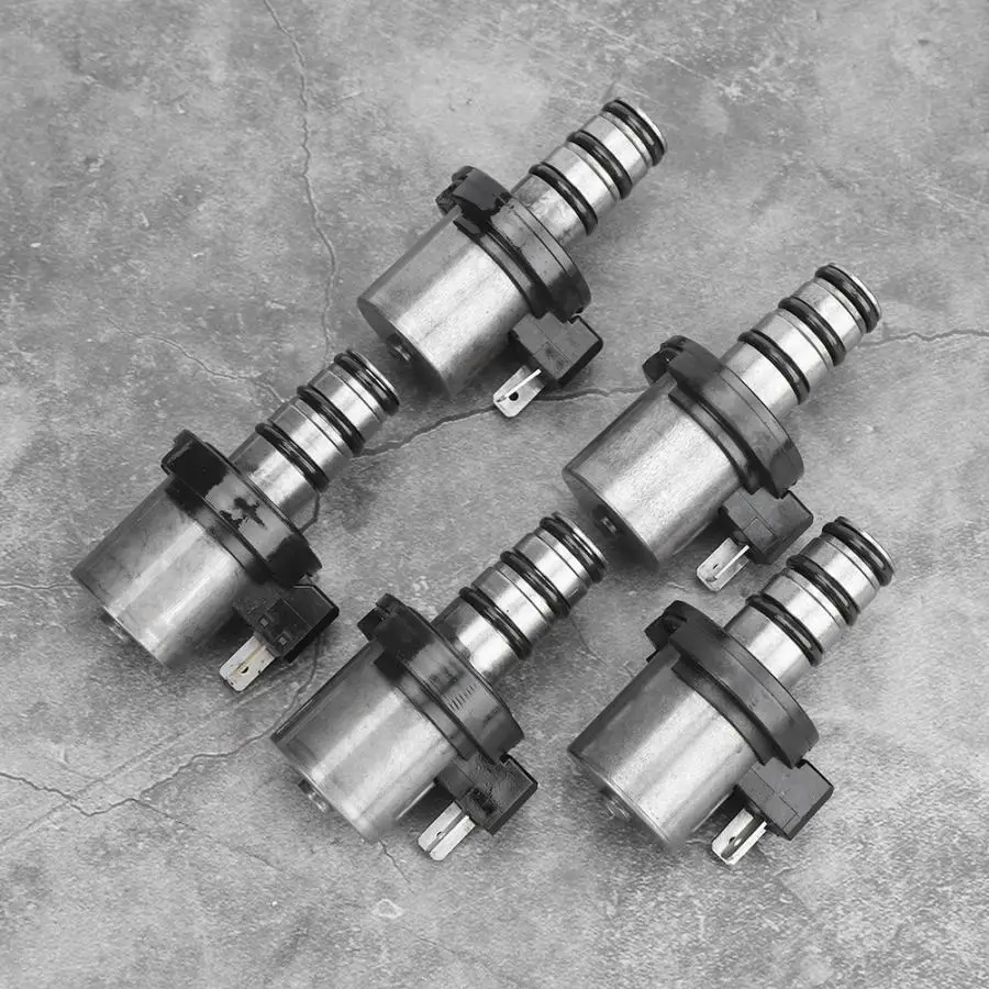 

5Pcs/Set Transmission Solenoid Valve Fit for HYUNDAI Elantra 2001-07 4 SP FWD 1.8L 2.0L F4A51 Valve Control Car Valve