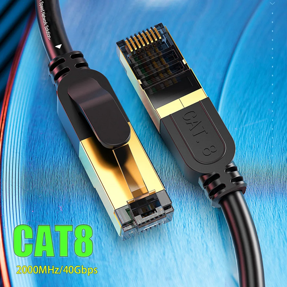 

Y111 Palltoro Cat8 Ethernet Кабель Sstp 40 Гбит/с 2000 МГц Kat 8 8P8C 26AWG сеть RJ45 Интернет Lan шнур для ноутбуков маршрутизатор