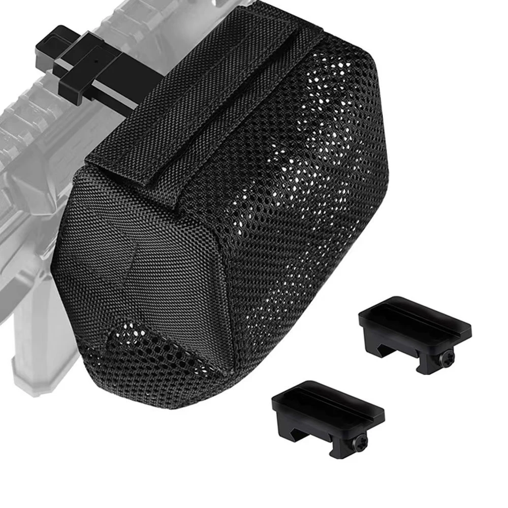 Brass Catcher Quick Mount Release Shell Catcher with Detachable Picatinny Heat Resistant Nylon Mesh for Rifle