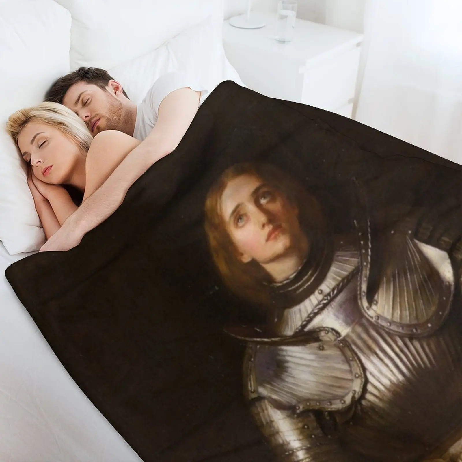 John Everett Millais - Джоан Д?Арк (1865) Одеяло Идеи подарков на День святого Валентина