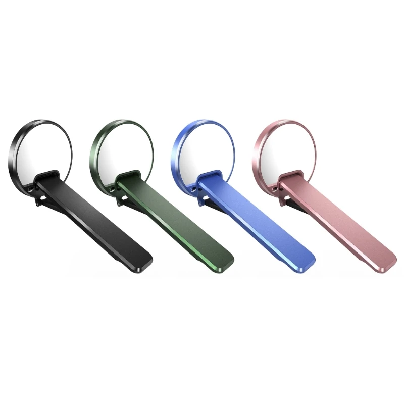 

Portable Cell Phones Stand with Round Mirror Design Back Type Phone Holder