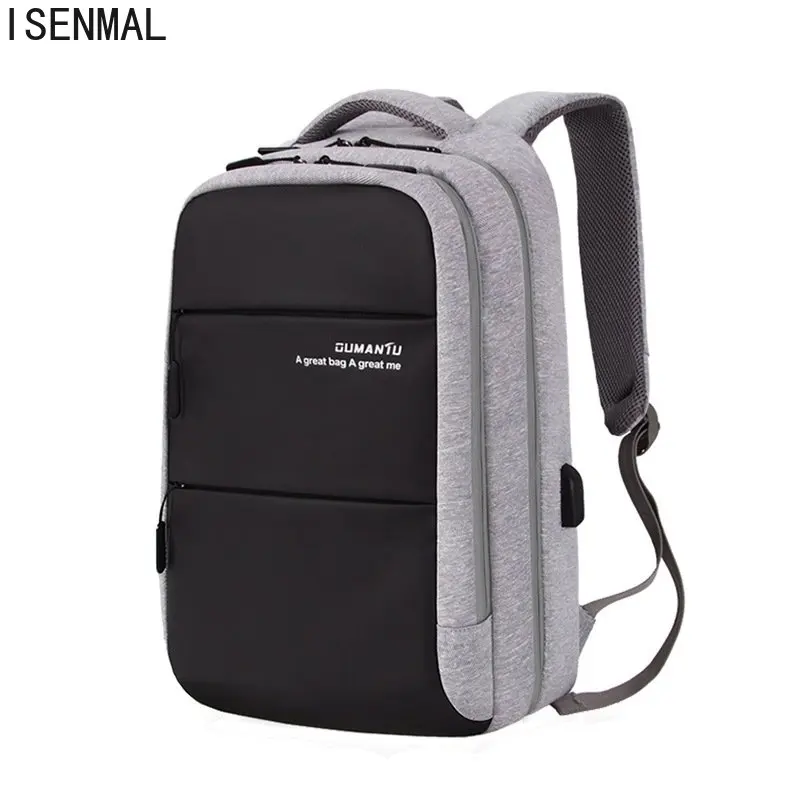 

Men's Backpack Multifunctional Waterproof Bags USB Charging Laptop Rucksack Male Business Casual Bagpack Extensible Design
