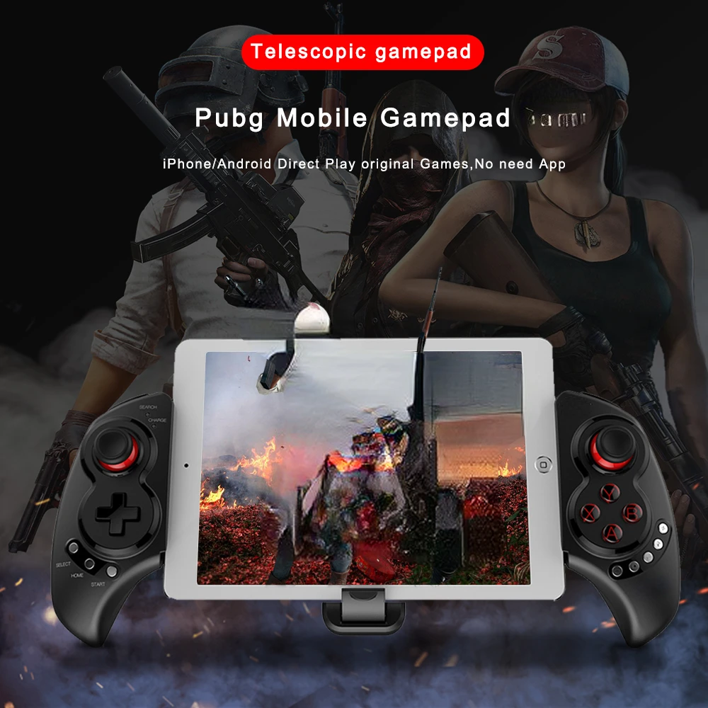 Новый геймпад iPega Pg-9023S джойстик для iPhone улучшенная Поддержка ios беспроводной