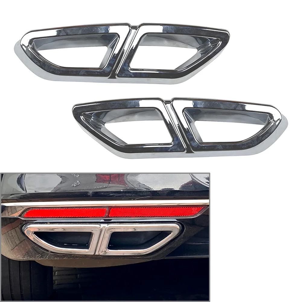 

2 шт., задний глушитель выхлопной трубы для VW Passat B8 2016 2017 2018 2019