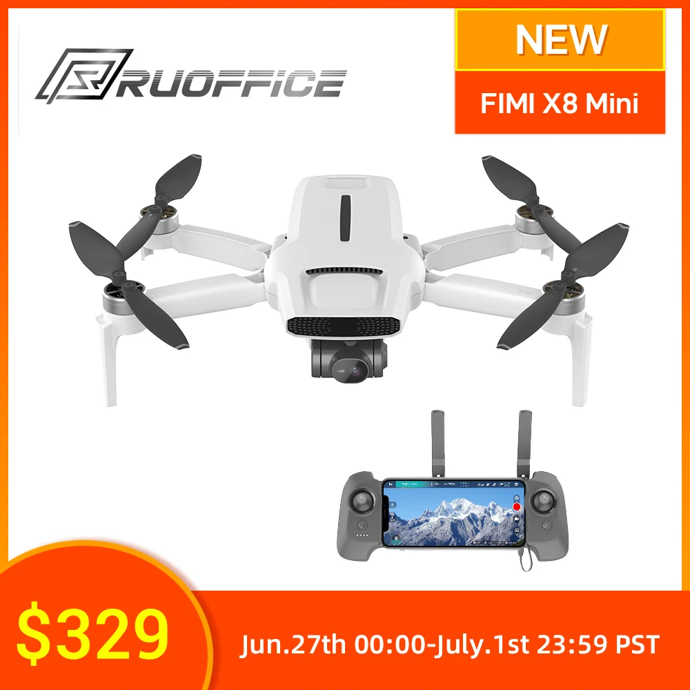 

FIMI X8 Miniprofessional HD 4K Camera Dronedrones 8km 4k Mini Drone Word Premiere At June 27th to 1th July Best Price