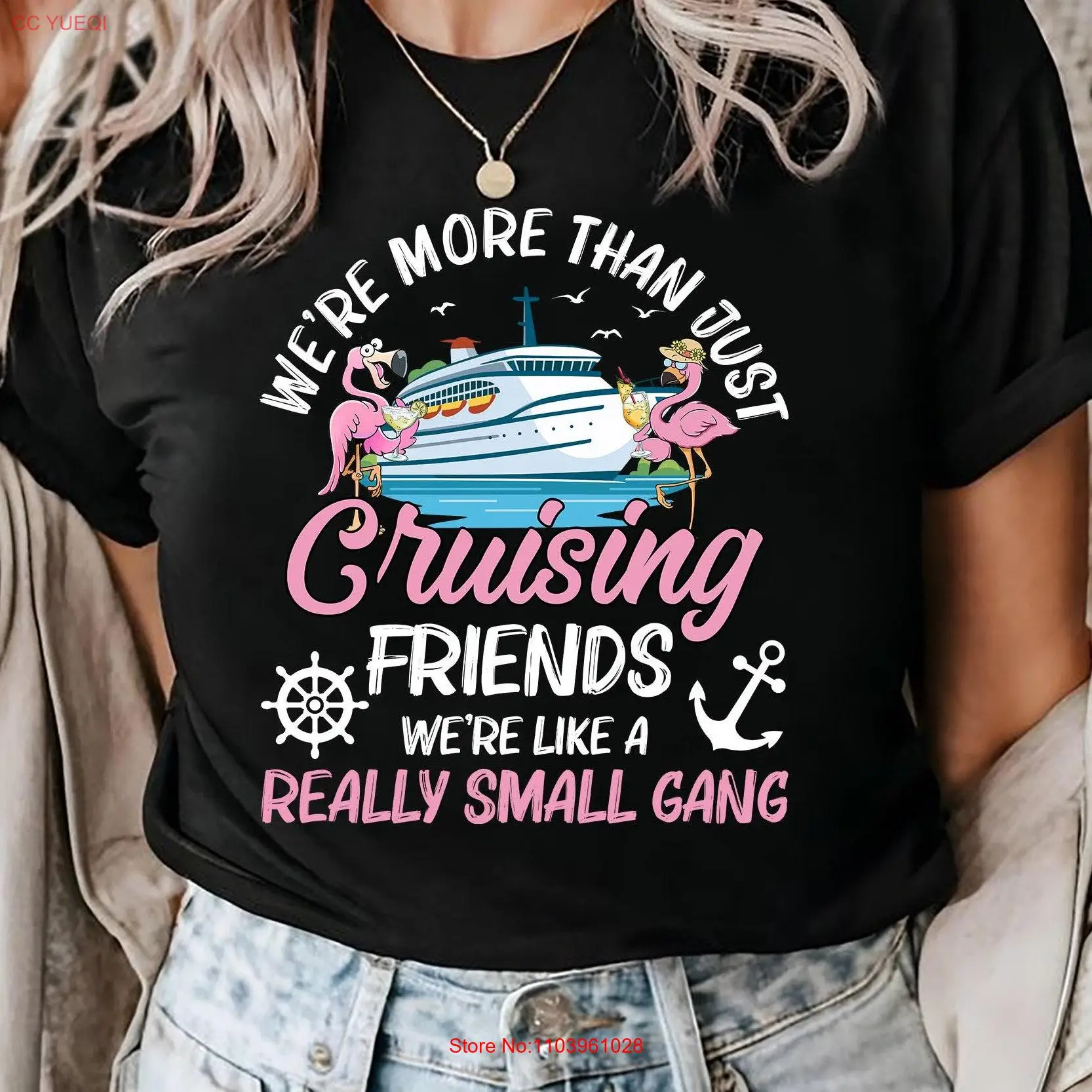 Футболка Мы больше чем просто круизные друзья с длинными или короткими рукавами