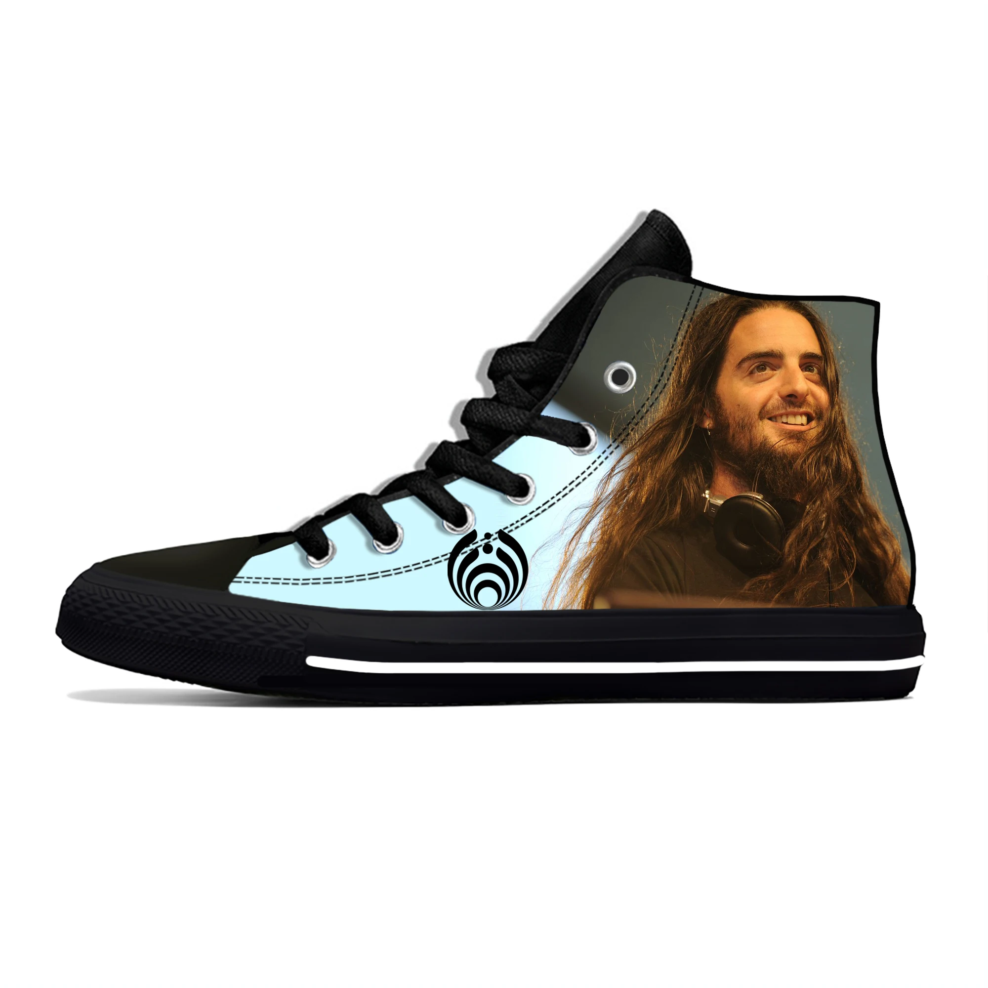 

Lorin Ashton High Top Sneakers Bassnectar Mens Womens Teenager Casual Shoes Canvas Running Shoes 3D Printed Lightweight shoe