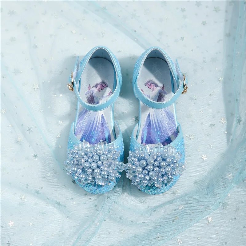 

Girls Sandals 2022 Summer New Girl Princess Shoes Show Dance Children's Crystal Shoes Cute Buckle Shoes