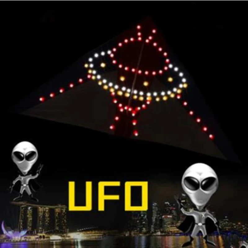 Бесплатная доставка НЛО coming светодиодный змей 6sqm 520p светодиодная лампа ночной