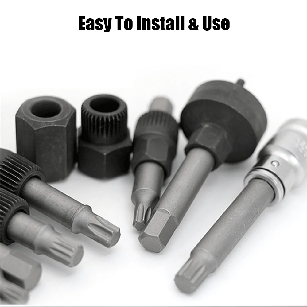 Универсальный Набор Инструментов Для Снятия Ремня ГРМ Генератора 13 Шт.