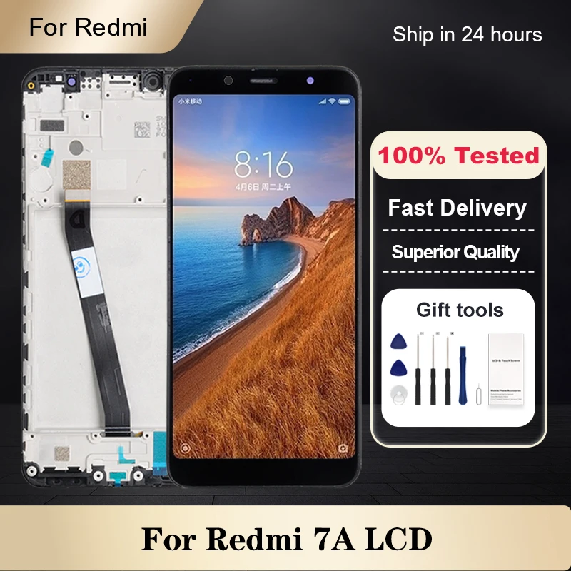 

1Pcs 5.45 Inch For Xiaomi Redmi 7A Lcd Touch Screen Digitizer Assembly MZB7995IN M1903C3EG M1903C3EH M1903C3EI Display