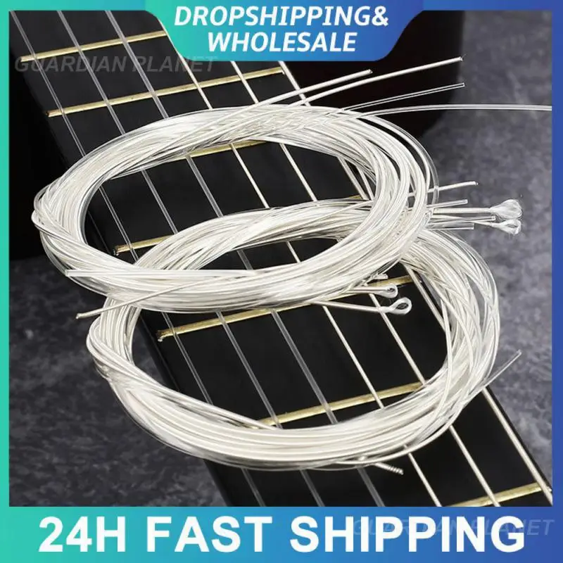 

2/4/5PCS Classical Guitar Strings Super Light Nylon Strings Silver Replacement Plated Strings Hot Guitar String Steel Wire Parts