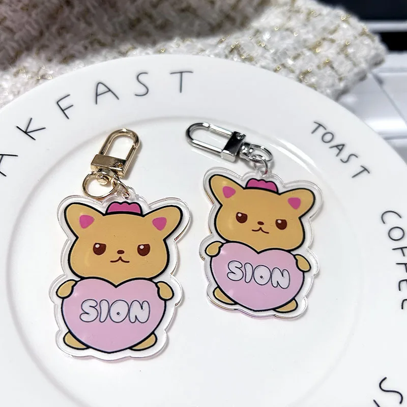 Kpop Wish Pop-up Store акриловый брелок-подвеска YUSHI RIKU SION мультяшный брелок для ключей