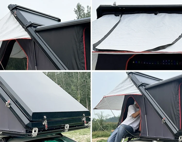 2024 горячая Распродажа ABS Shell Car Roof Top Tent Carpas De Techo складной SUV Outdoor Hard тент на крышу