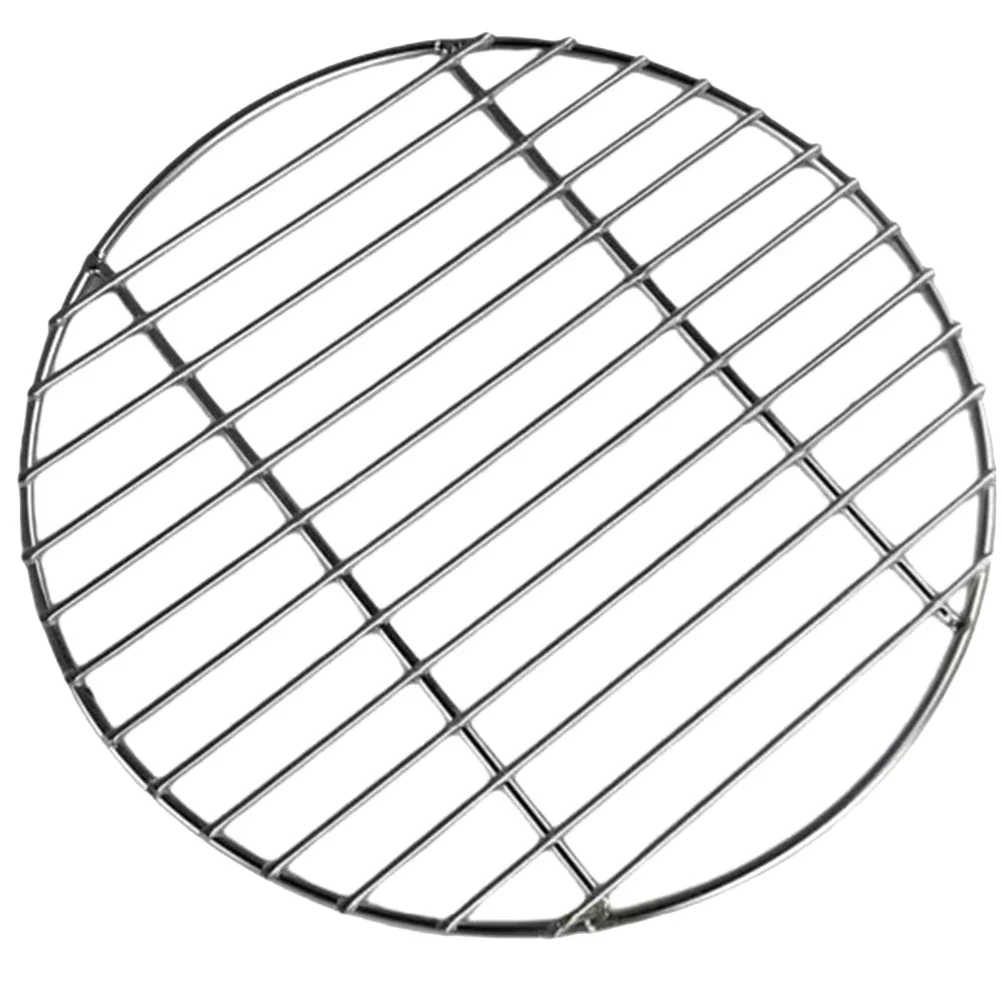 

Grill Mesh Bbq Net Barbecue Tray Grate Grilling Round Wire Rack Camping Heat Resistant Steel Plate Stainless Mat Heater Pot Tea