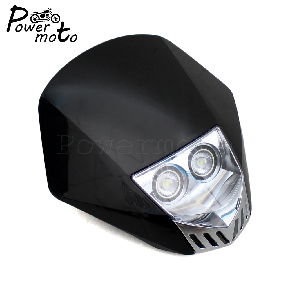 Универсальная мотоциклетная фара Supermoto светодиодная для велосипеда по