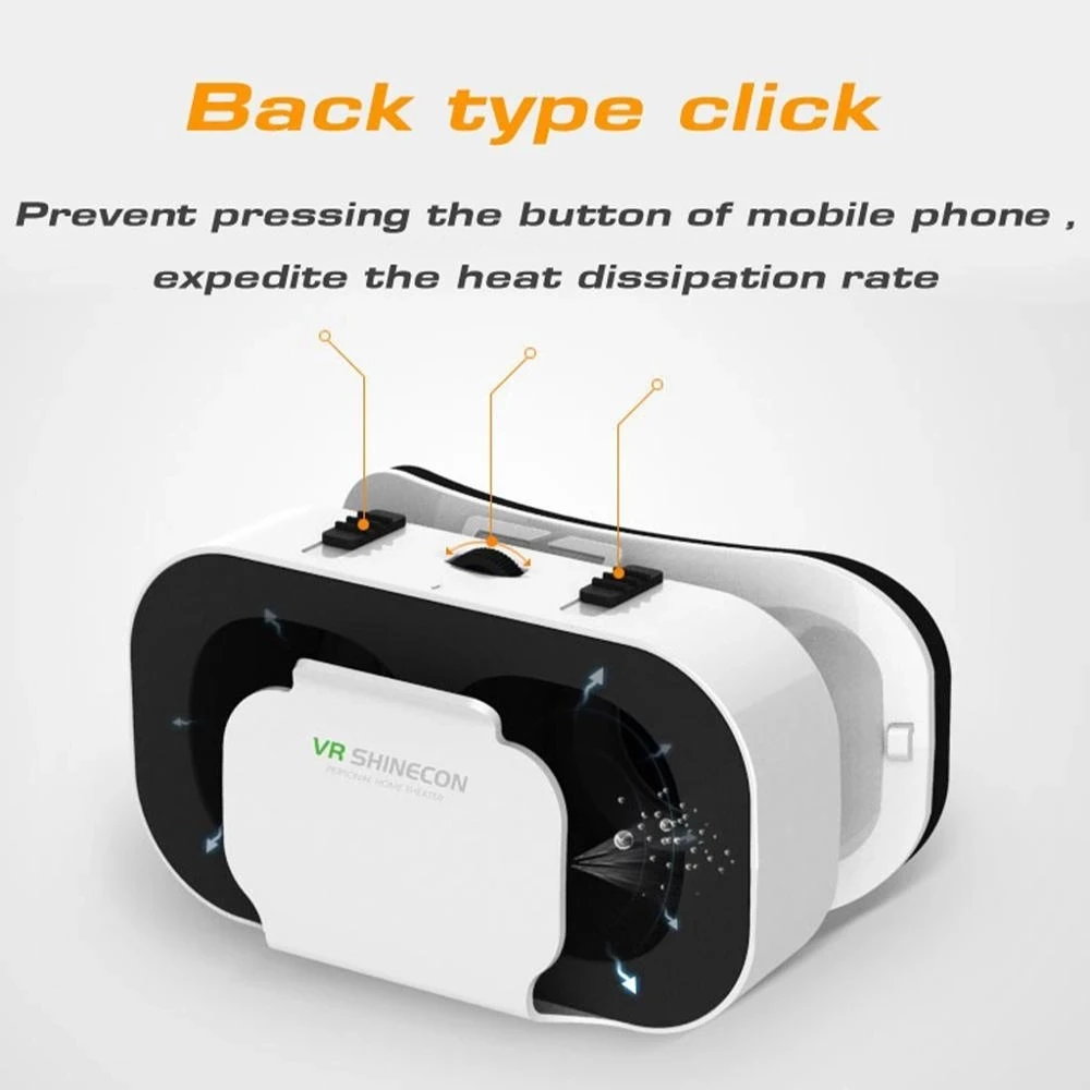 Shinecon 3D VR Очки виртуальной реальности Viar очки гарнитура устройства Смарт шлем