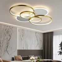 modern style led chandelier for living room bedroom dining room kitchen study ceiling lamp rectangle design remote control light