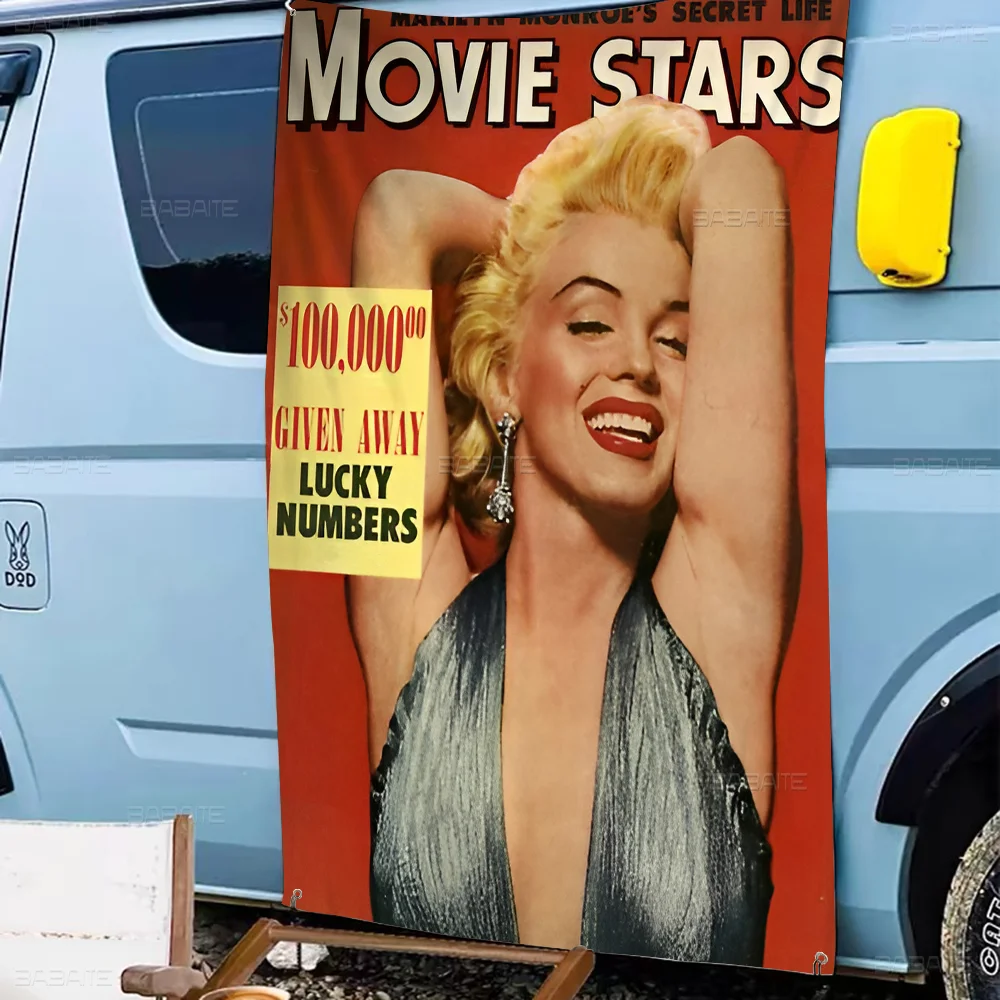 Marilyn Monroe высококачественный баннер печать художественной атмосферы стиль флаг