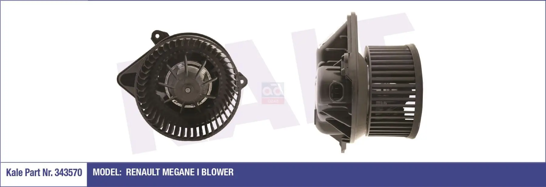 

343570 обогрев салона motor 98-03 MEGAN E.I + AC