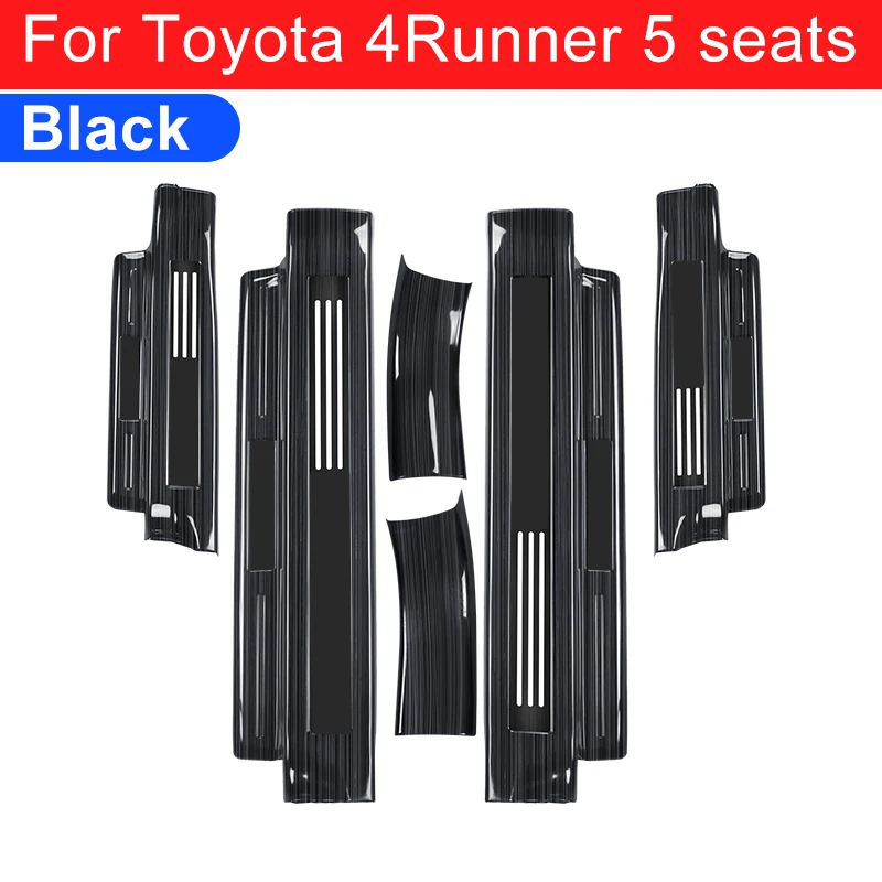 

Для Toyota 4runner N280 2012-2022 гг., аксессуары для модификации интерьера, защита порога педали 2021 2020 2019 2018