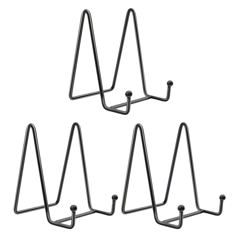 

Display Frame Stand Photo Stands Plate Metal Holder Easel Holders Picture Racks Wire Iron Book Storage Supports Accessories Tray