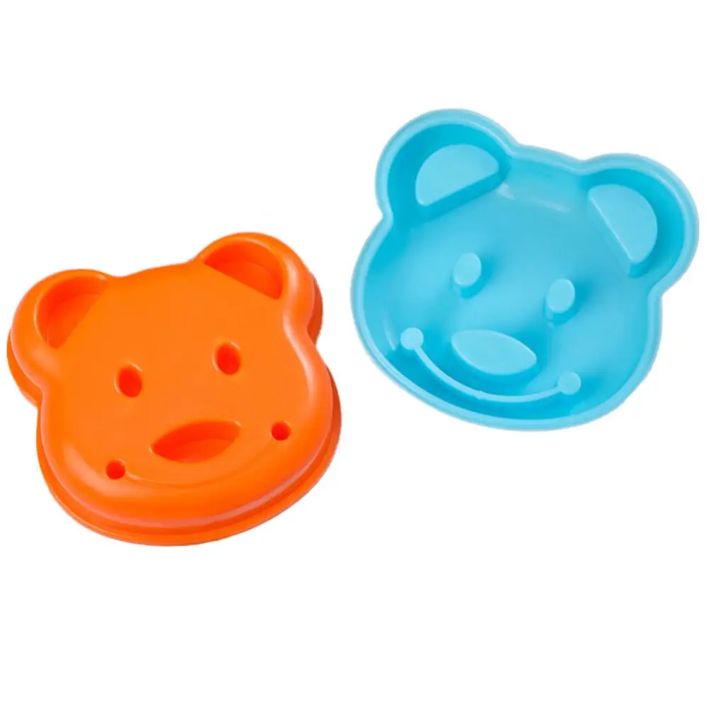 

Creative Bear Mold Diy Cute Cartoon Vegetable Molds Maker Dog Bear Shape For Kids Sandwich Mould Kitchen Gadgets Bear Shape