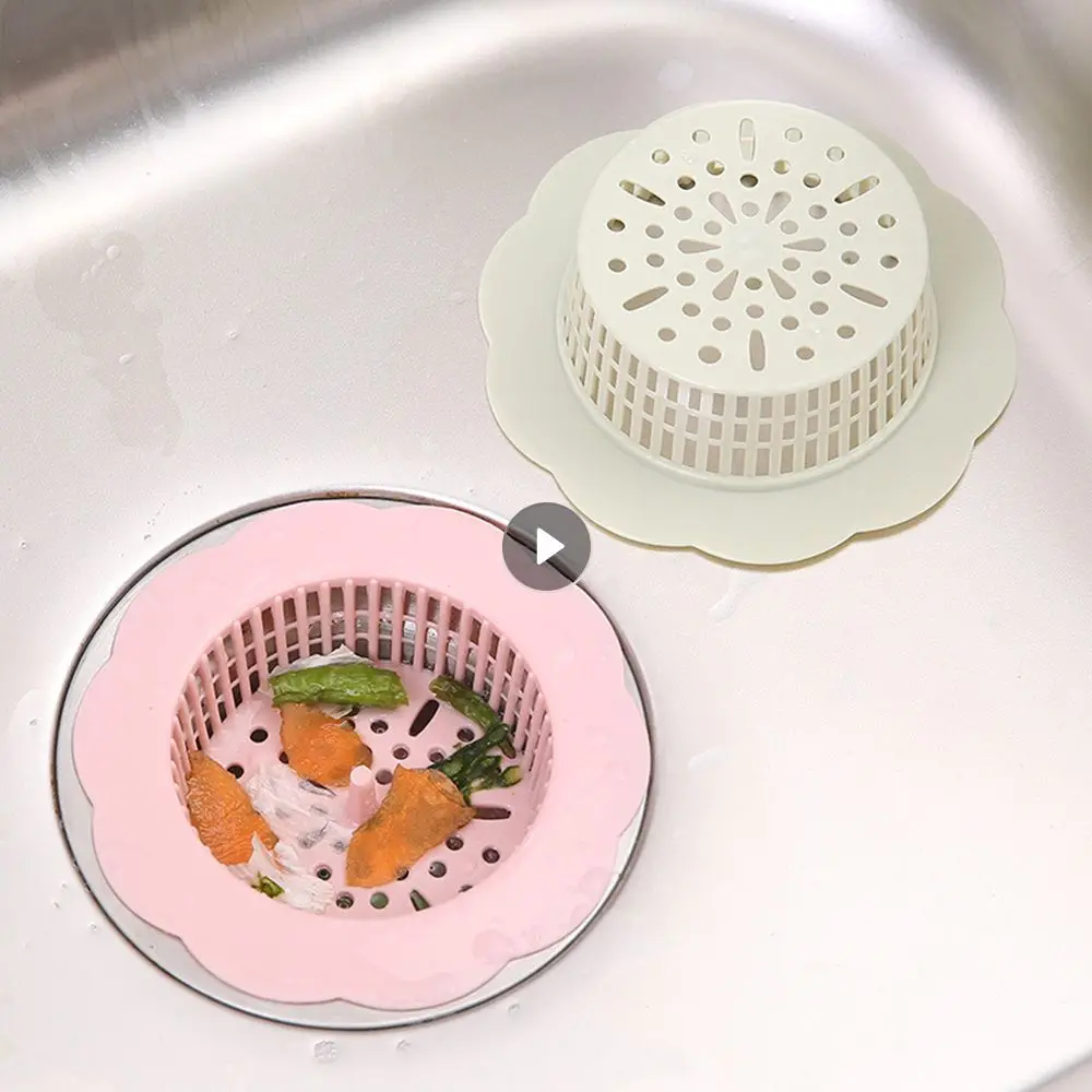 

1PC Flower Shape Floor Drain Filter Sink Strainer Hair Trash Catch Anti-Blocking For Household Kitchen Drain Filter Sink Tools