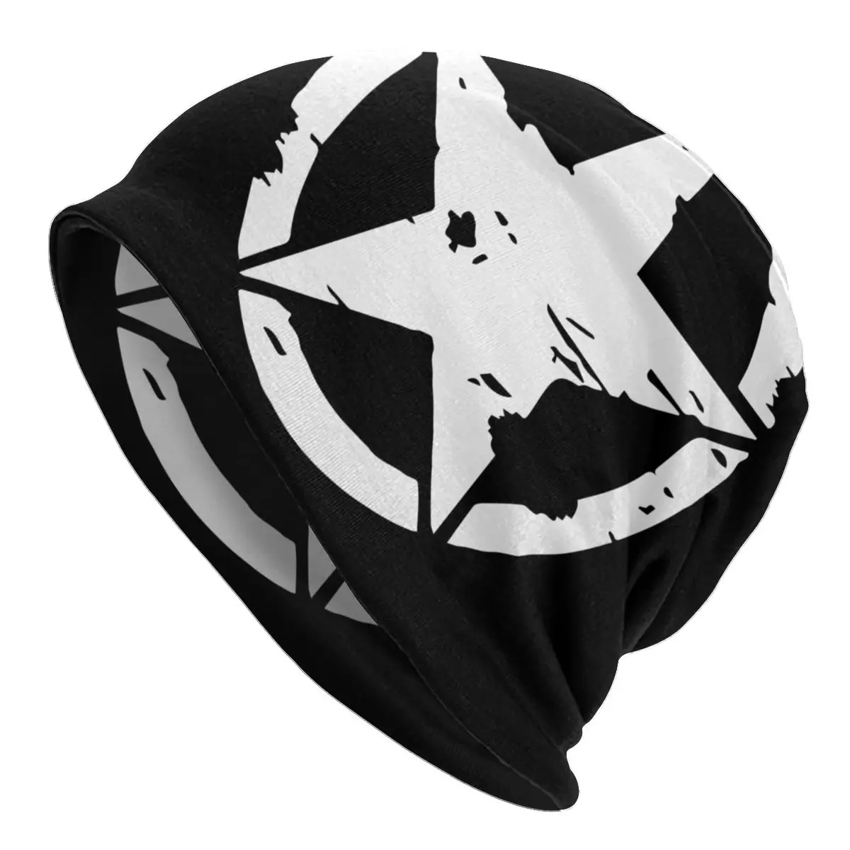 

Winter Warm Bonnet Homme Knitting Hats Fashion Captains Military Tactical Star Beanie Cap Outdoor Beanies Caps For Men Women