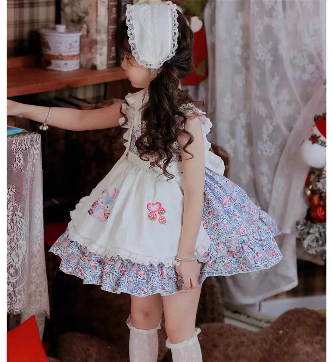 Индивидуальное летнее платье в стиле &quotЛолита&quot для девочек тонкое Летнее