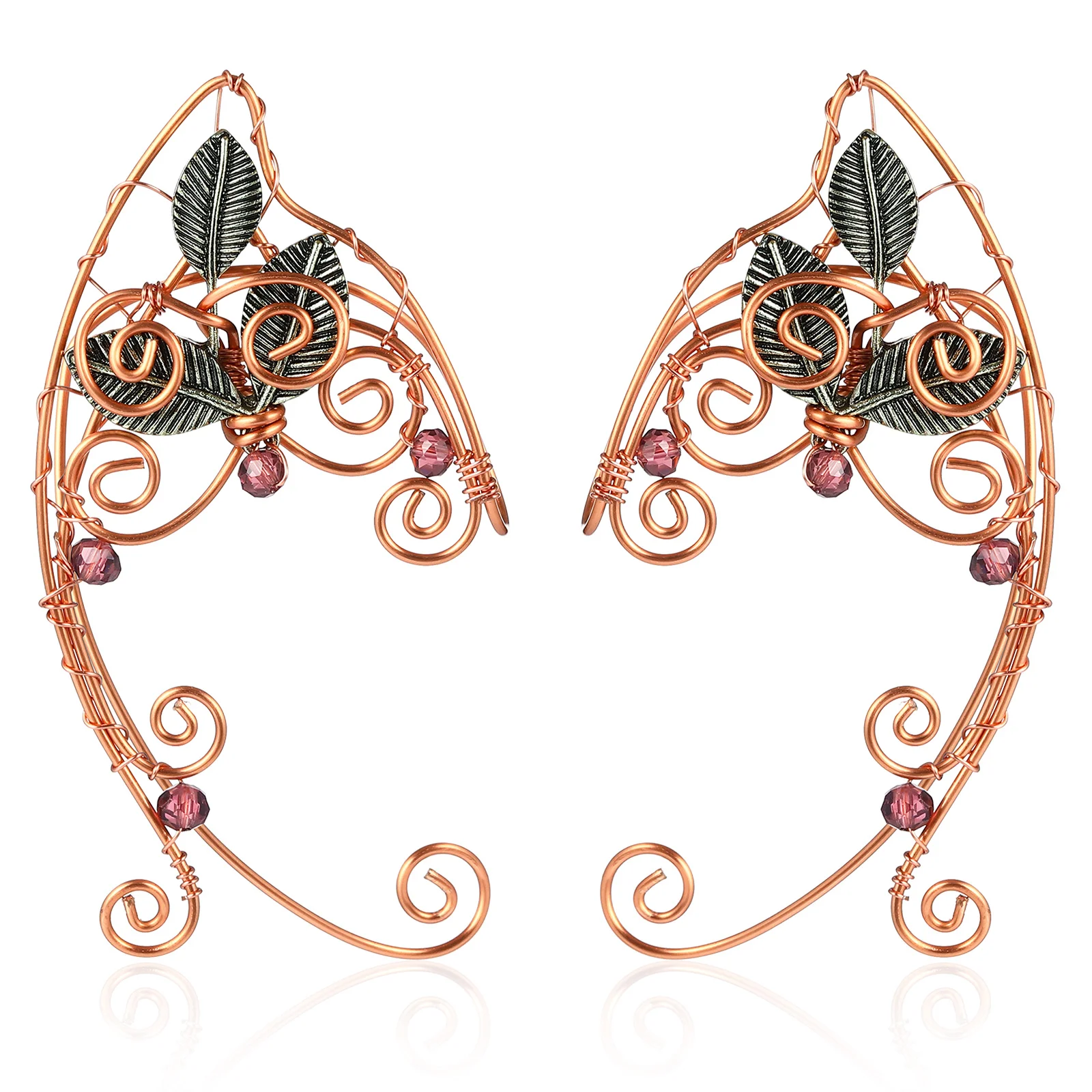 

Elf Ear Clip Fairy Earrings Cuff Women Cuffs Non- Wrap Ears Accessories