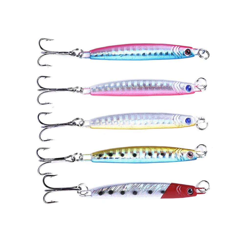 5 шт. 7 см 12 г приманки для рыбалки металлические железные рыболовные снасти