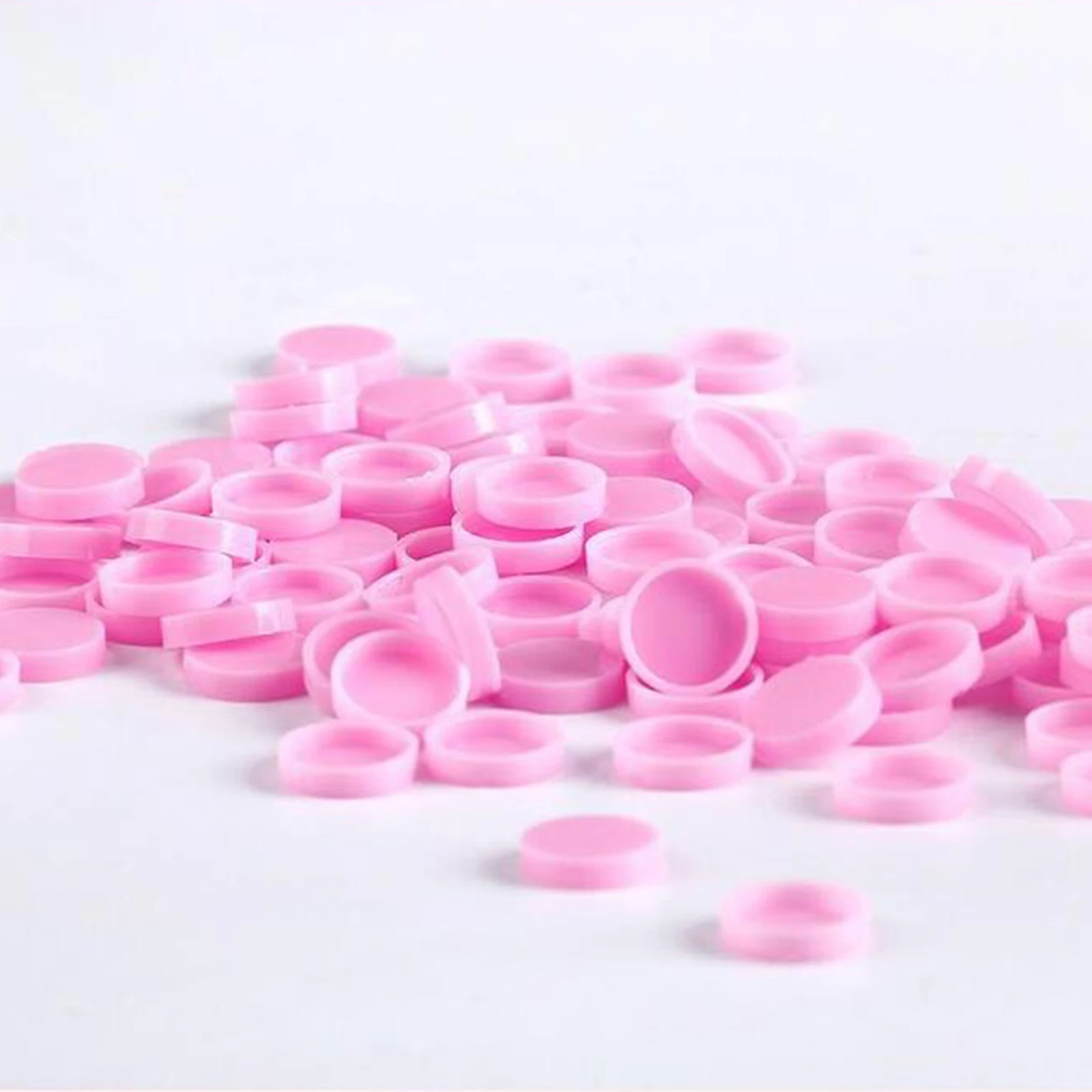 Подставка для клея ресниц розовая чашка задержки в форме капли красивый