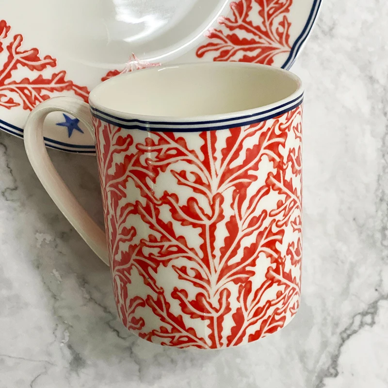 

Classic Style Creative Retro Mug Matte Ceramic Coffee Cup Breakfast Cup Couple's Tea Cups Mug Western Eco Friendly mug