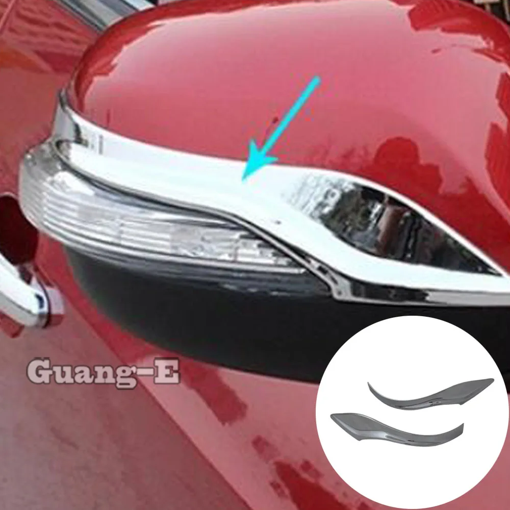 

Car ABS Chrome Back Rear View Rearview Eyebrow Side Mirror Cover Stick Trim Frame For Chery Tiggo 5 Tiggo5 2014 2015 2016 2017