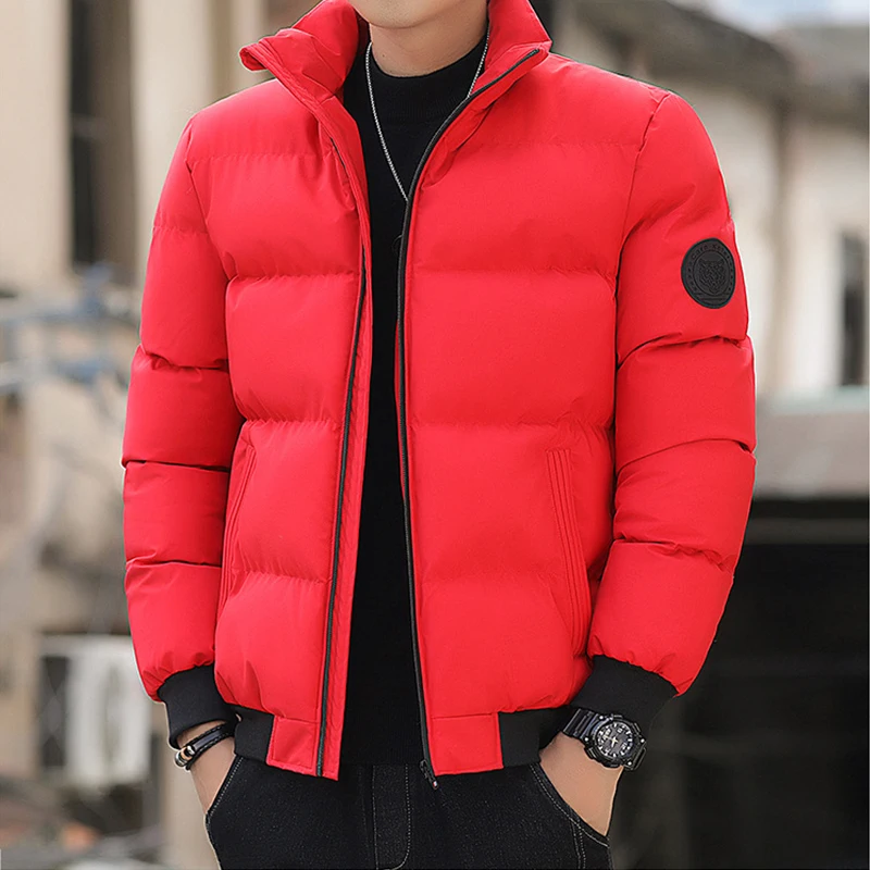 Mens Winter Jackets Fashion Coats Cotton Outerwear Clothing 2023 Parkas Jacket Men's Windbreaker Thick Warm Male Parkas M-5XL