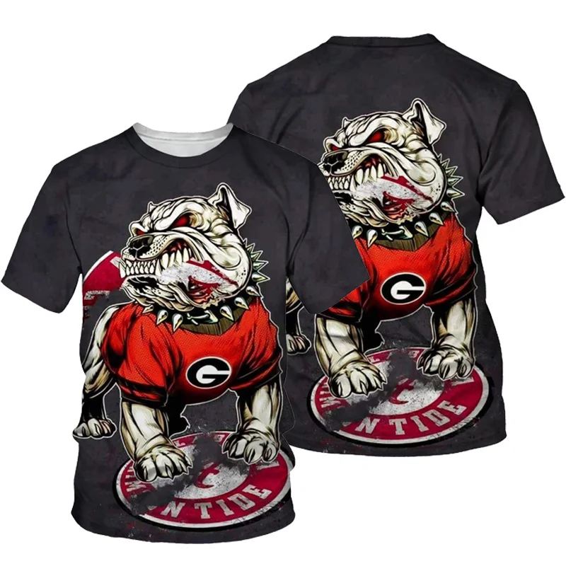 

Boxing Dog 3D Print Men T-shirt 2021 Summer New O Neck Short Sleeve Tees Tops 3D Style Male Clothes Fashion Casual T-shirts