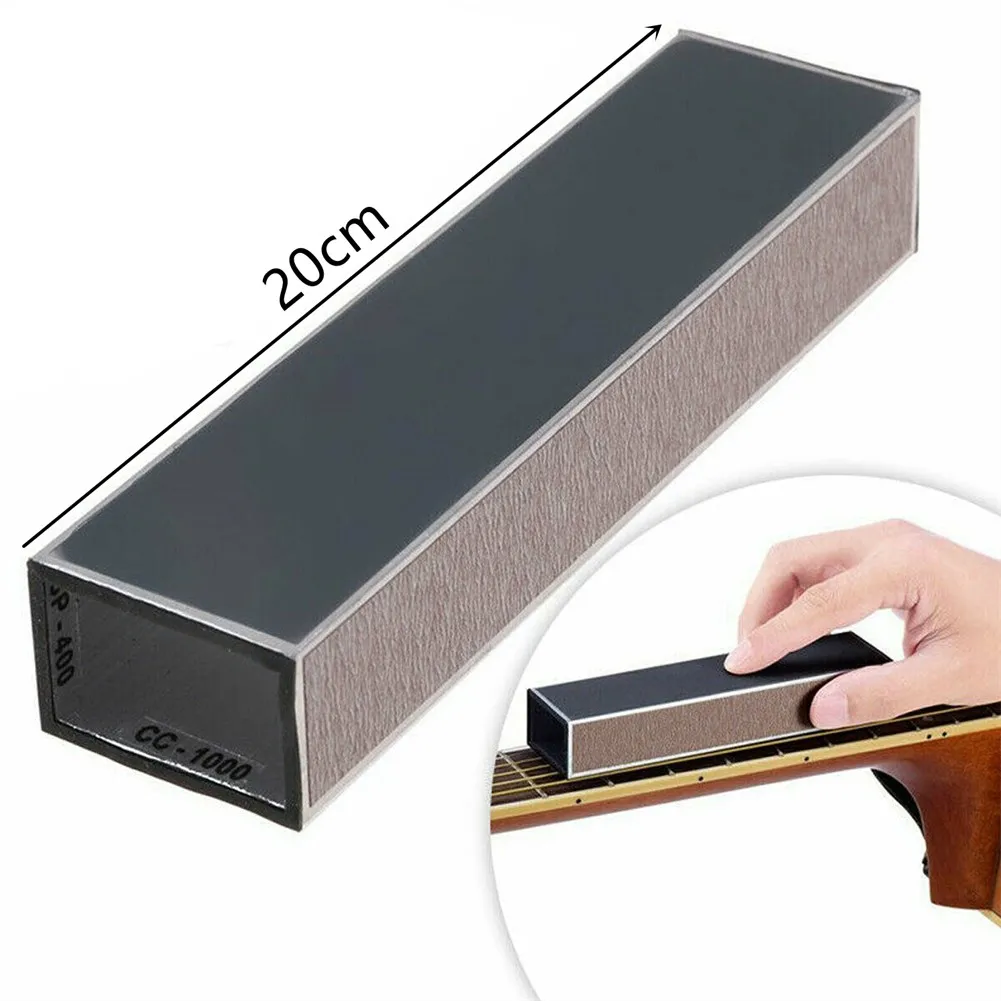 

Guitar Neck Fret Leveling Bar Sandpaper Polished 20CM Sanding Aluminum Beam Sandpaper Luthier Tools Guitar Accessories
